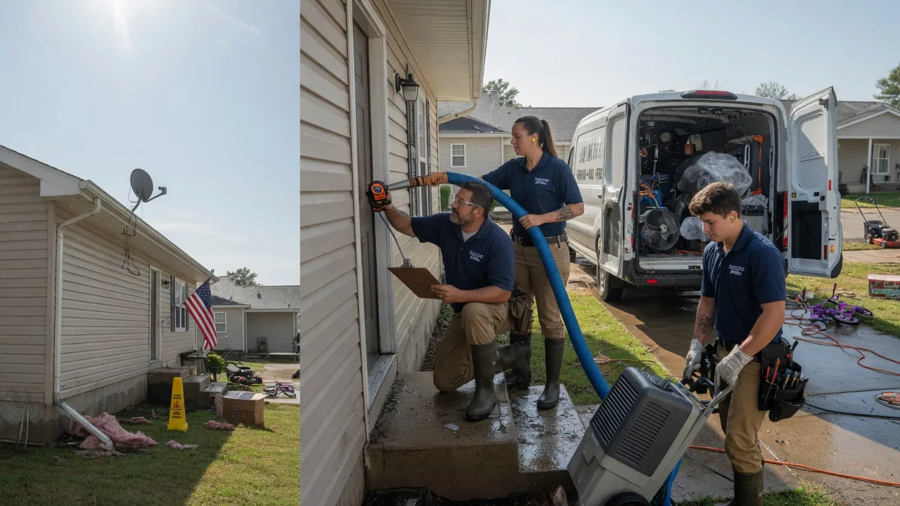 Ceiling Water Damage Restoration in Watauga, SD near me